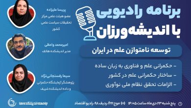 پنجمین میزگرد رادیویی با اندیشه ورزان: توسعه نامتوازن علم در ایران