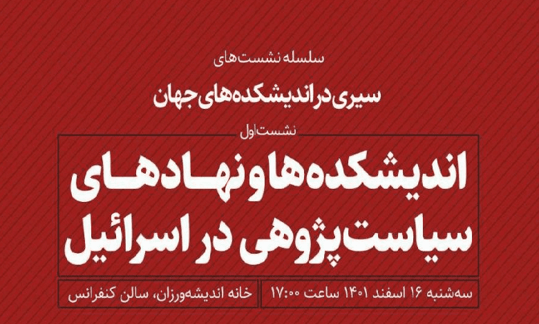 اندیشکده ها و نهادهای سیاست پژوهی در اسرائیل