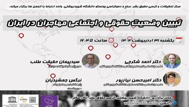 نشست «تبیین وضعیت حقوقی و اجتماعی مهاجران در ایران»