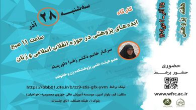 کارگاه «ایده های پژوهشی در حوزه انقلاب اسلامی و زنان»