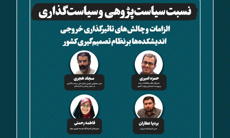 نسبت سیاستپژوهی و سیاستگذاری