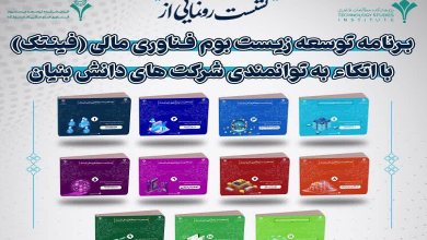 نشست «رونمایی از برنامه توسعه زیست بوم فناوری مالی (فینتک) با اتکا به توانمندی شرکت های دانش بنیان»