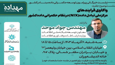 واکاوی فرآیندهای مرکز ملی تبادل داده (NIX) در نظام حکمرانی داده کشور