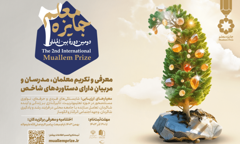 جایزه معلم - موسسه تعلیم و تربیت برهان