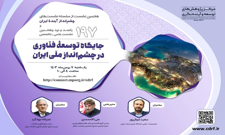 بررسی جایگاه توسعه فناوری در چشم انداز ملی ایـران