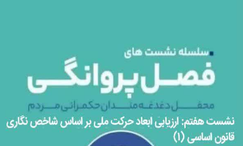 ارزیابی ابعاد حرکت ملی بر اساس شاخص نگاری قانون اساسی