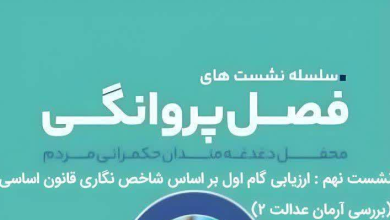 ارزیابی گام اول بر اساس شاخص نگاری قانون اساسی