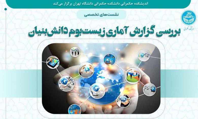 بررسی گزارش آماری زیست بوم دانش بنیان