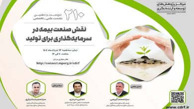بررسی نقش صنعت بیمه در سرمایه‌گذاری برای تولید
