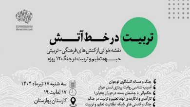 نقشه خوانی کنش های فرهنگی-تربیتی جبهه تعلیم و تربیت در جنگ ۱۲ روزه