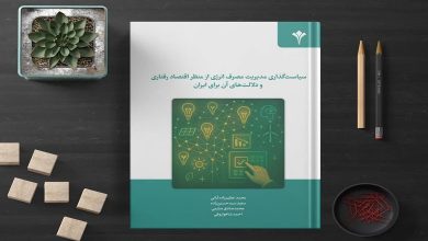 انتشار کتاب «سیاستگذاری مدیریت مصرف انرژی از منظر اقتصاد رفتاری و دلالت‌های آن برای ایران»