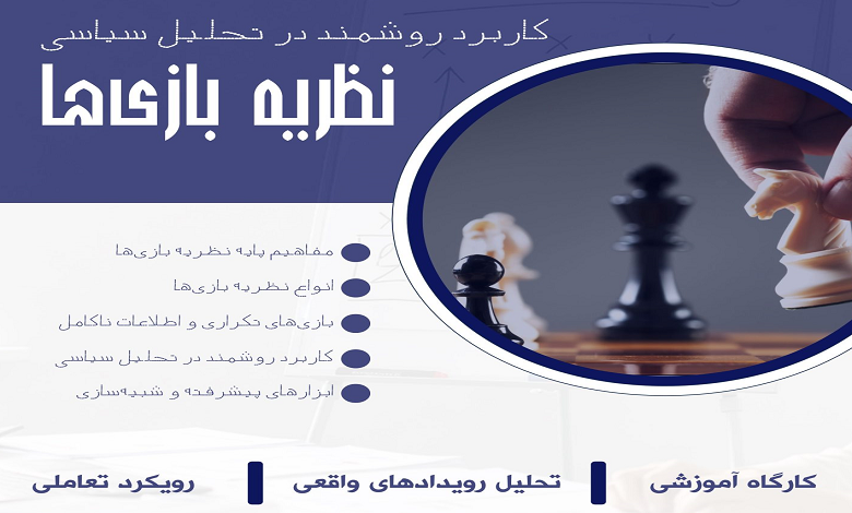 کارگاه آموزشی «نظریه بازی‌ها؛ کاربرد روشمند در تحلیل سیاسی»