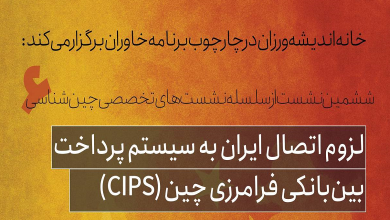 لزوم اتصال ایران به سیستم پرداخت بینبانکی فرامرزی چین (CIPS)