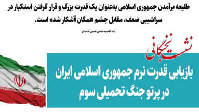 بازیابی قدرت نرم جمهوری اسلامی ایران در پرتو جنگ تحمیلی سوم