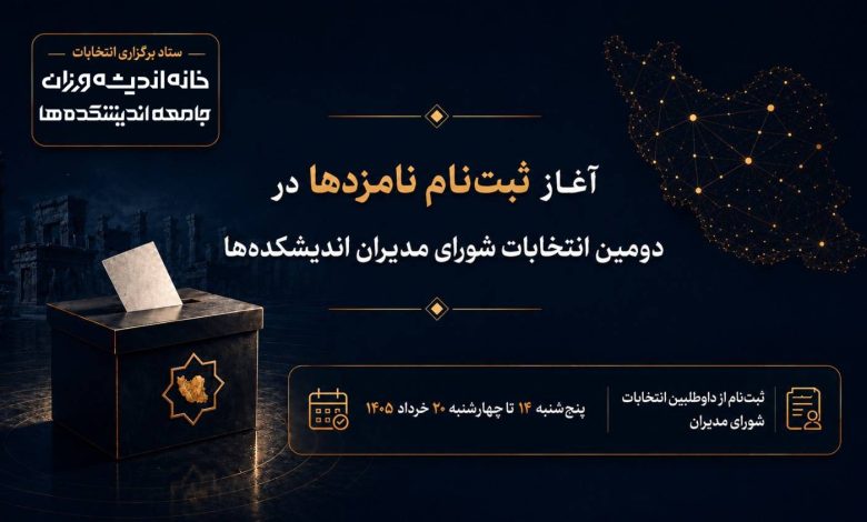 آغاز ثبت‌نام داوطلبان شورای مدیران اندیشکده‌ها