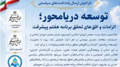 فراخوان ارسال یادداشت‌های سیاستی