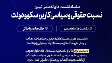 سلسله نشست ‌های تخصصی تبیین نسبت حقوقی و سیاسی کاربر، سکو و دولت