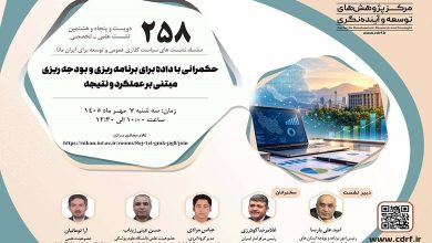 حکمرانی با داده برای برنامهریزی و بودجهریزی مبتنی بر عملکرد و نتیجه