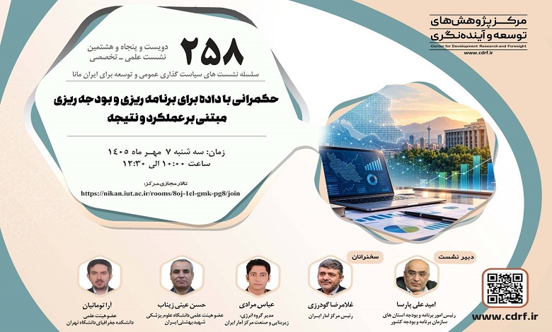 حکمرانی با داده برای برنامه‌ریزی و بودجه‌ریزی مبتنی بر عملکرد و نتیجه