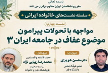 مواجهه با تحولات پیرامون موضوع عفاف در جامعه ایران ۳