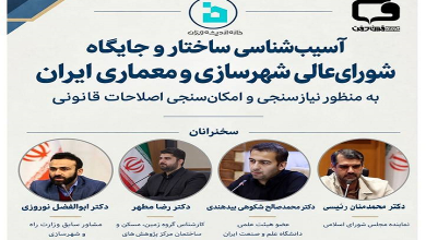 آسیب‌شناسی ساختار و جایگاه شورای عالی شهرسازی و معماری ایران