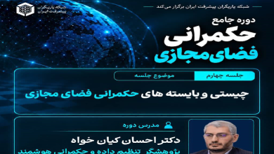 چهارمین کارگاه دوره جامع «حکمرانی فضای مجازی»