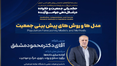 کارگاه تخصصی روش‌های کمی پیشرفته در پژوهش‌های جمعیتی