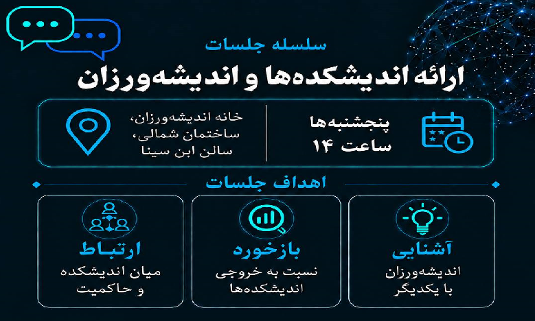 هفدهمین جلسه «ارائه اندیشکده‌ها، افراد و گروه‌های اندیشه‌ورزی»