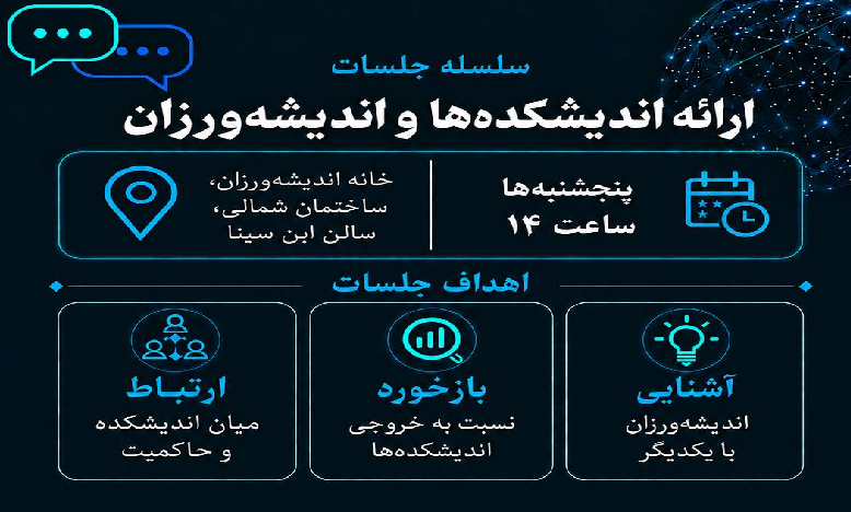 هجدهمین جلسه «ارائه اندیشکده‌ها، افراد و گروه‌های اندیشه‌ورزی»
